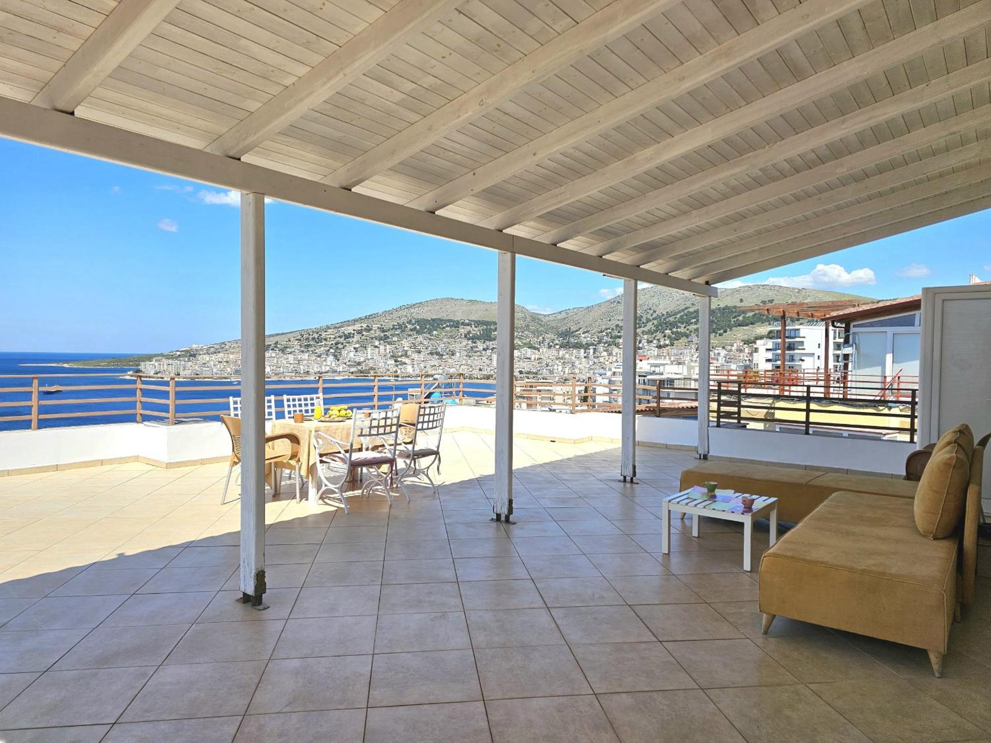 Sunset Penthouse Apartment Sarande Luaran gambar