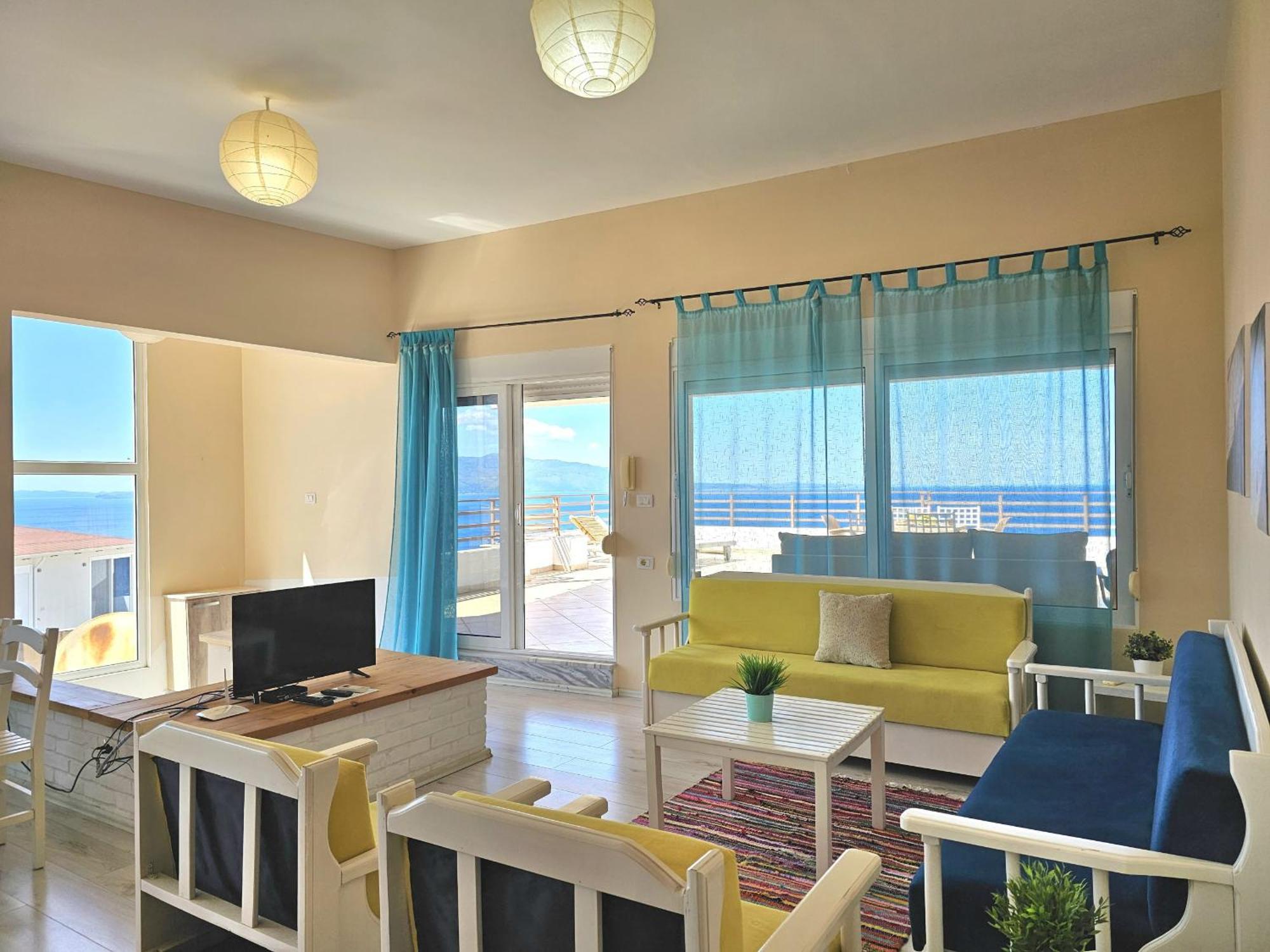 Sunset Penthouse Apartment Sarande Luaran gambar