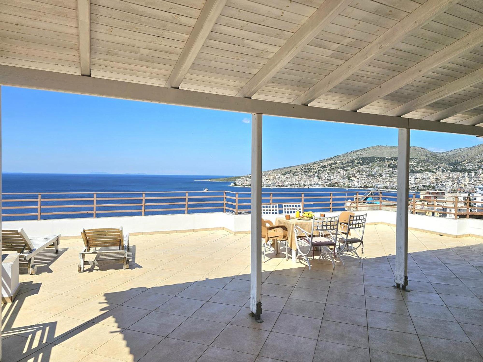Sunset Penthouse Apartment Sarande Luaran gambar