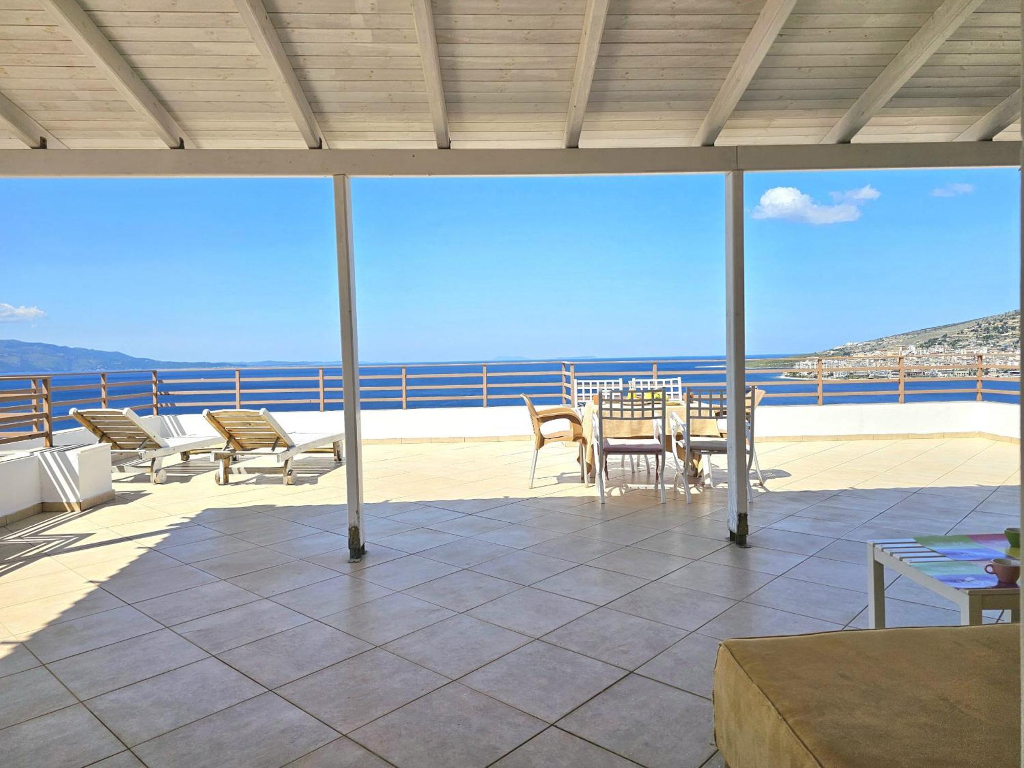 Sunset Penthouse Apartment Sarande Luaran gambar